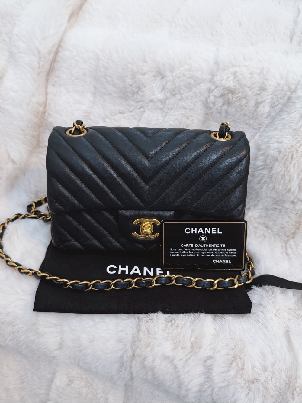 Chanel Mini Chevron Rectangular Flap Bag